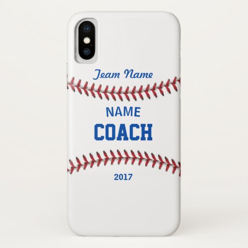 Coach Baseball Sport iPhone XS Case