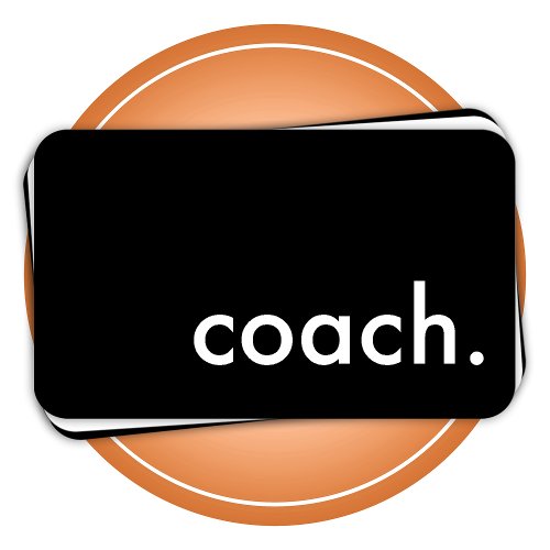 coach. business card templates
