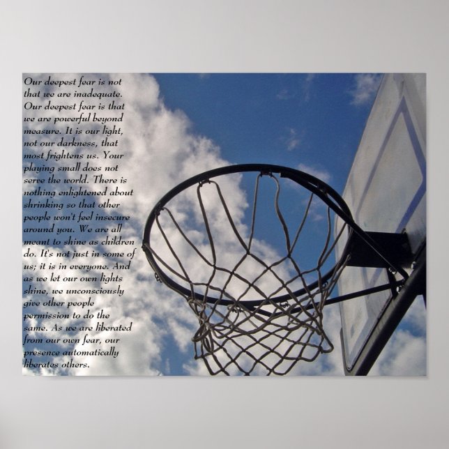 Coach Carter Fear Quote3 Poster (Front)