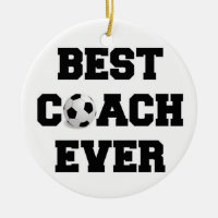 Coach Christmas Ornament Decor Soccer