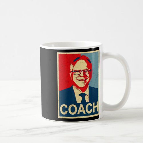 Coach Coach Tim Walz Tribute  Coffee Mug