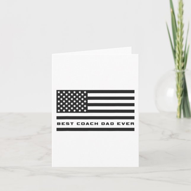Coach Dad Ever Coach Apparel - Coach  Card (Front)