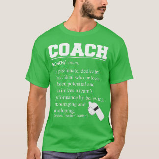 Coach Definition  Funny Coach  T-Shirt