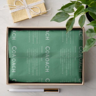 Coach Definition Modern Leadership Encouragement  Tissue Paper