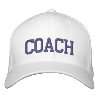 COACH EMBROIDERED BASEBALL CAP