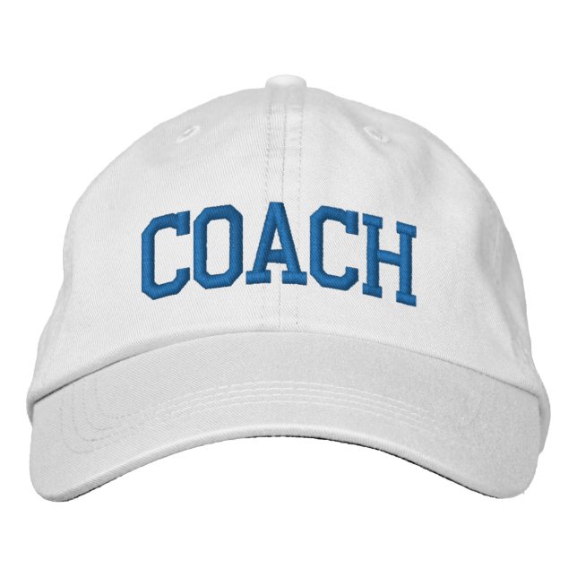 COACH EMBROIDERED BASEBALL CAP (Front)