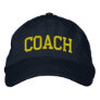 COACH EMBROIDERED BASEBALL HAT