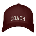 Coach Embroidered Hat at Zazzle