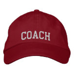 Coach Embroidered Hat at Zazzle
