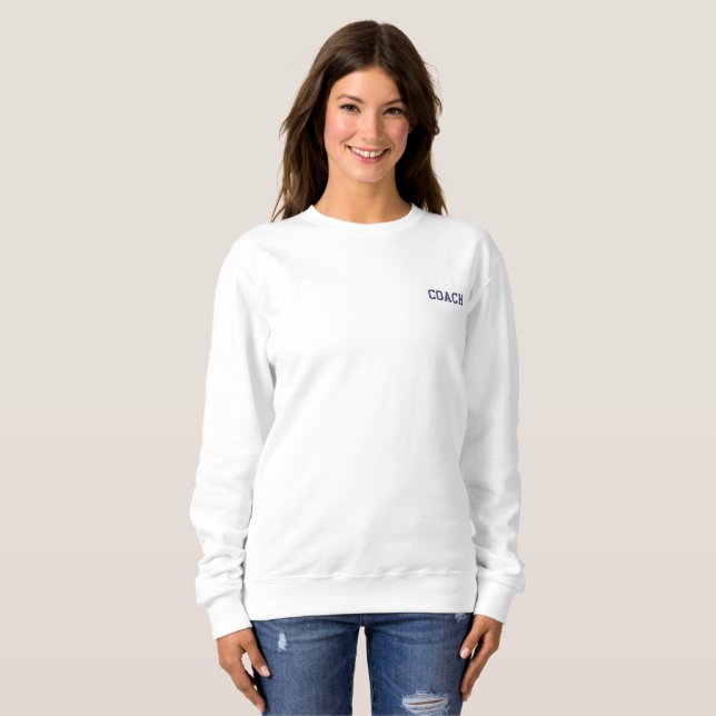 Coach Embroidered Sweatshirt (Front Full)