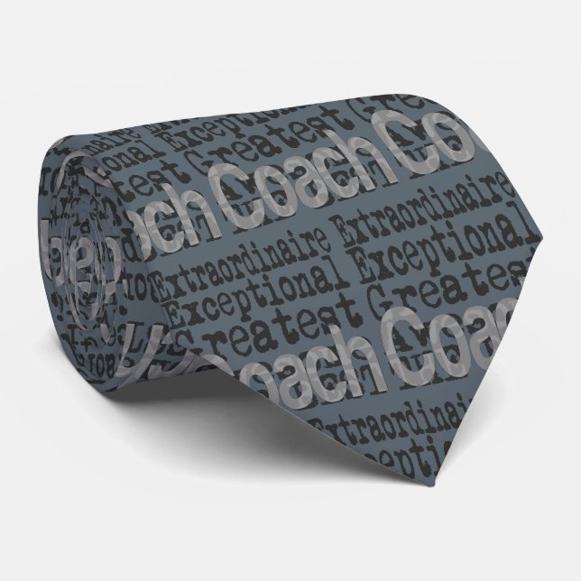 Coach Extraordinaire Neck Tie (Rolled)