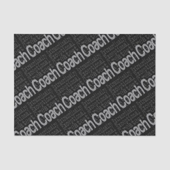 Coach Extraordinaire Tissue Paper (Front)