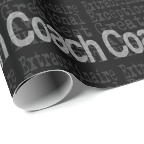 Coach Extraordinaire Wrapping Paper