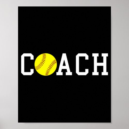 Coach Fast_pitch Softball Gift Idea print