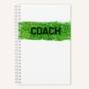 COACH Grass Turf Modern Sports Notebook