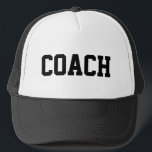 Coach hat for sports teams | customizable colors<br><div class="desc">Coach hat for sports teams | customizable colors. Tennis, soccer, track, basketball, softball, baseball, lacross, swimming, gym, fitness etc. High School and college leagues.</div>