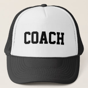 Coach hat for sports teams   customizable colors