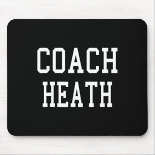 Coach Heath Custom Footbyll Soccer Bysebyll Team  Mouse Pad