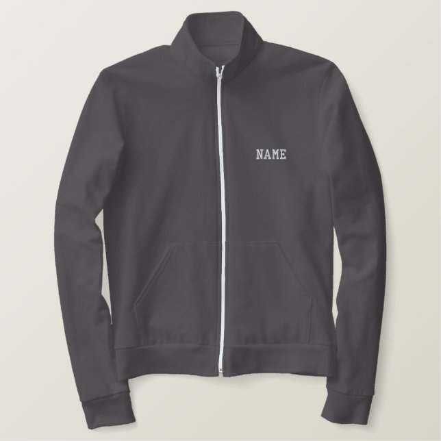 Coach jacket - personalize name on front (Design Front)