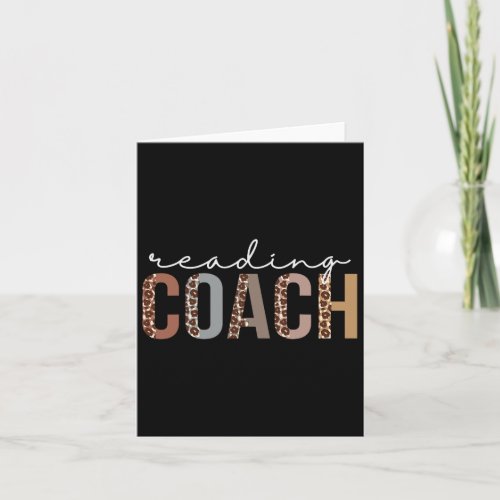 Coach Leopard Appreciation Fun For Women For Work  Card