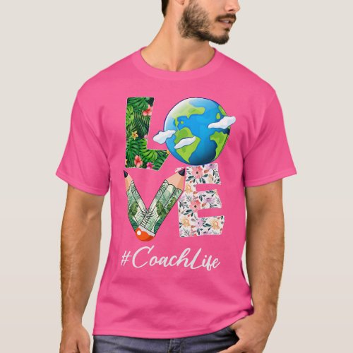 Coach Love World Earth Day Anniversary Save the Pl T_Shirt