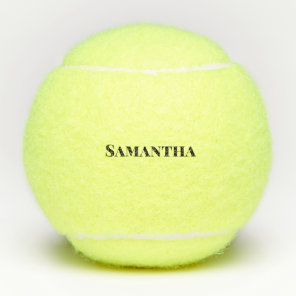 Coach Name Tennis Balls Gift