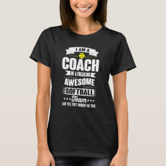 Coach Of An Awesome Softball Team  Sports T-Shirt