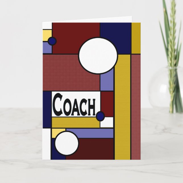 Coach - Original - Happy Father's Day Card (Front)