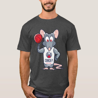 Coach P Basketball Gym Rat - Grey T-Shirt