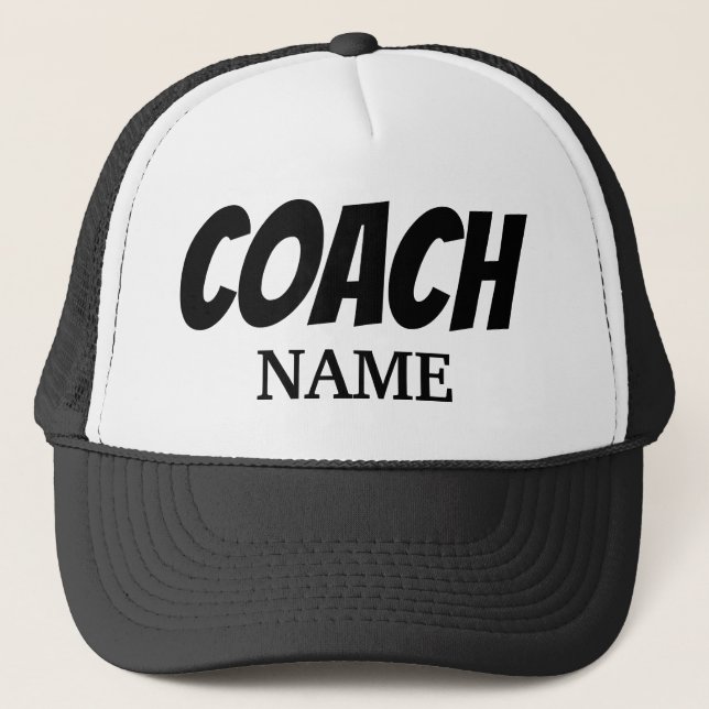COACH PERSONALIZED TRUCKER HAT (Front)
