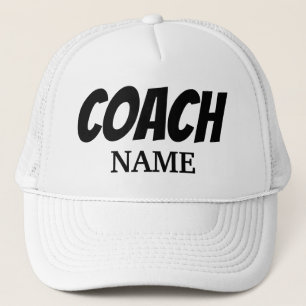 COACH PERSONALIZED TRUCKER HAT