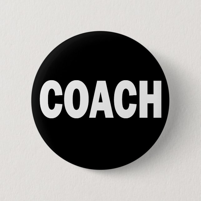 COACH PINBACK BUTTON (Front)