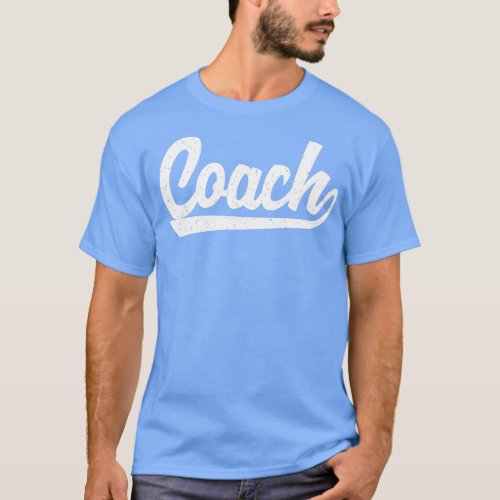 Coach s Vintage Athletic Inspired Sports Coach Tra T_Shirt