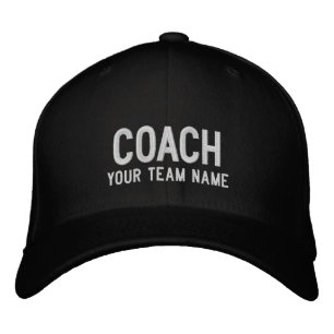 Coach Sports Team Hat - Custom Name