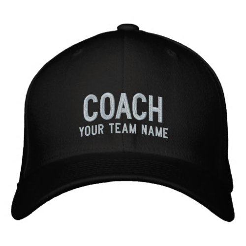 Coach Sports Team Hat _ Custom Name