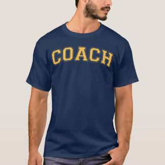 Coach Sportsrainer Vintage Yellow onhe Back friend T-Shirt