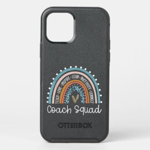 Coach Squad Leopard Rainbow Day Hello Back To Scho OtterBox Symmetry iPhone 12 Pro Case