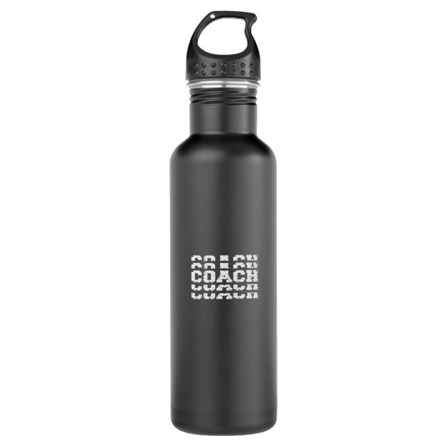 Coach Stainless Steel Water Bottle (Front)