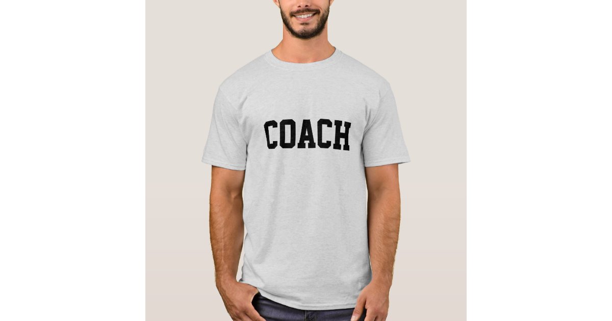 Coach TShirt Zazzle