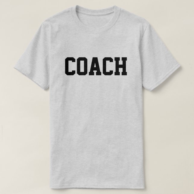 COACH T-SHIRT (FRONT and BACK) (Design Front)