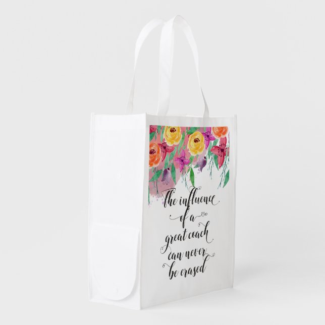 Coach thank you gift Coach appreciation Gift Grocery Bag (Front Side)