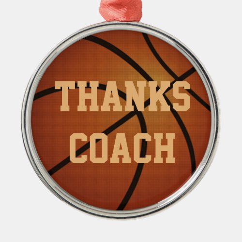 Coach Thank You Gift Ideas Basketball Ornaments