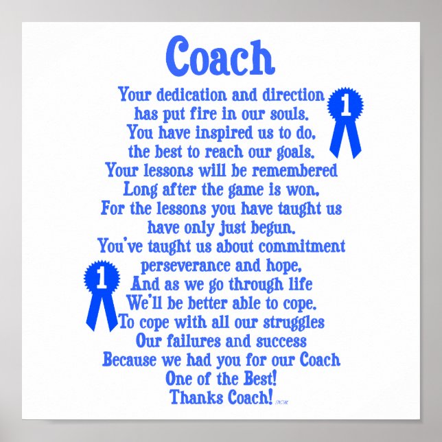Coach Thank You Poster (Front)