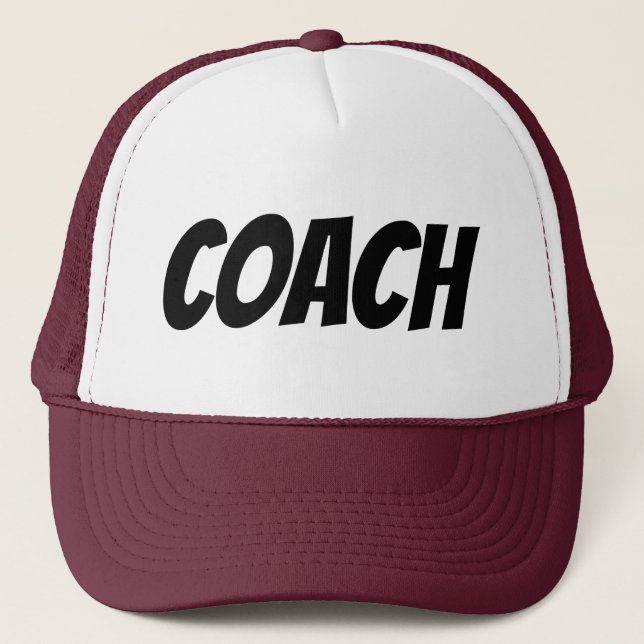 COACH TRUCKER CAP (Front)