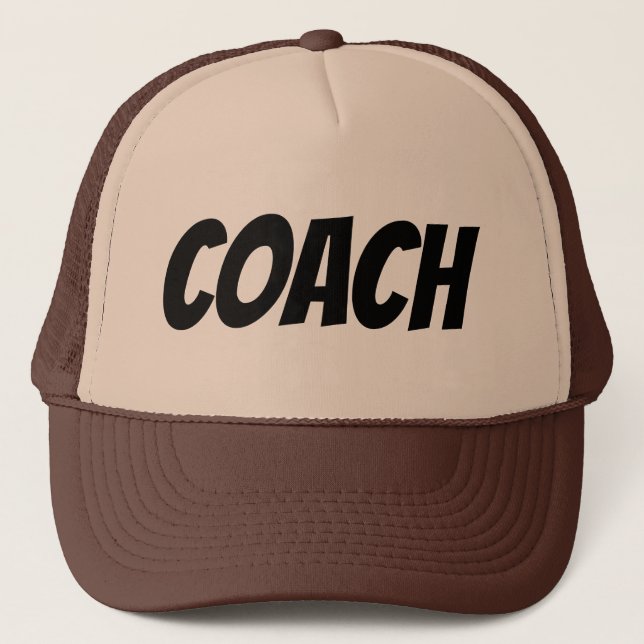 COACH TRUCKER HAT (Front)
