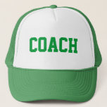 Coach Trucker Hat {green} at Zazzle