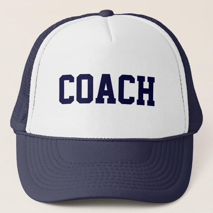 navy blue trucker hat