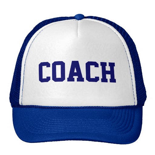 COACH Trucker Hat {Royal Blue} | Zazzle