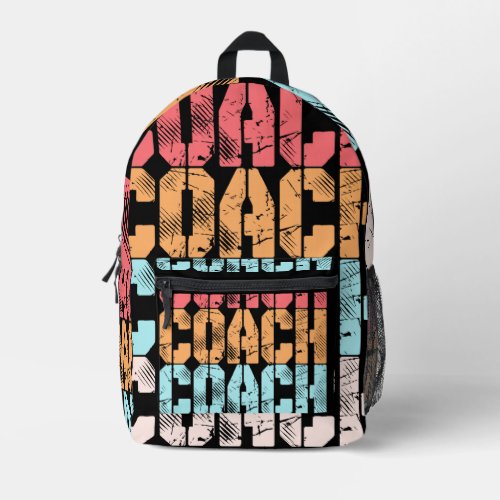 Coach Vintage Sublimation Printed Backpack