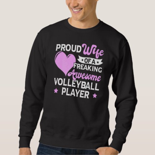 Coach Volleyball Player Wife Sweatshirt